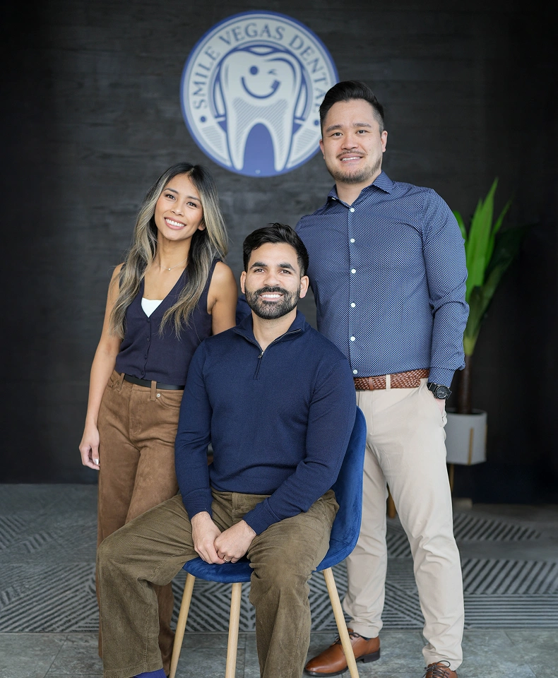 The Smile Vegas Dental team in their Las Vegas office